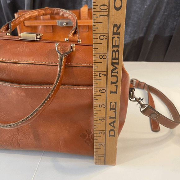 Patricia Nash Large Nieve Brown Frame Clasp Purse - Picture 8 of 9